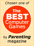 Chosen one of The Best Computer Games by Parenting magazine